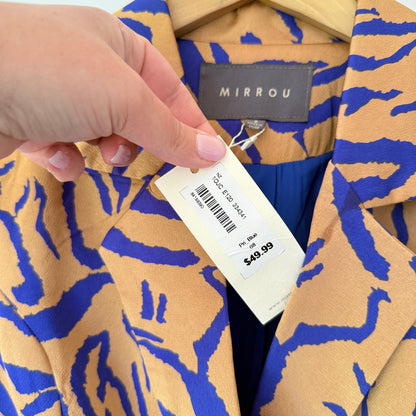 Mirrou Women's Double-Breasted Blazer - Size 8