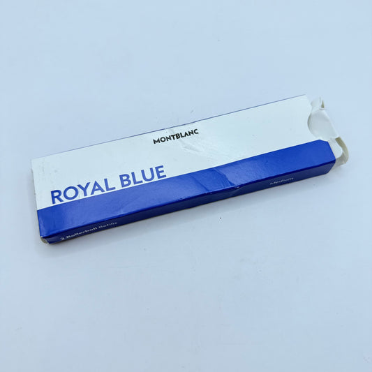 Montblanc Rollerball Refills, Medium Tip, Royal Blue (2 Pack)