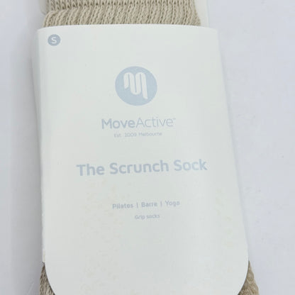 MoveActive 'The Scrunch Sock' Grip Socks Latte Size S
