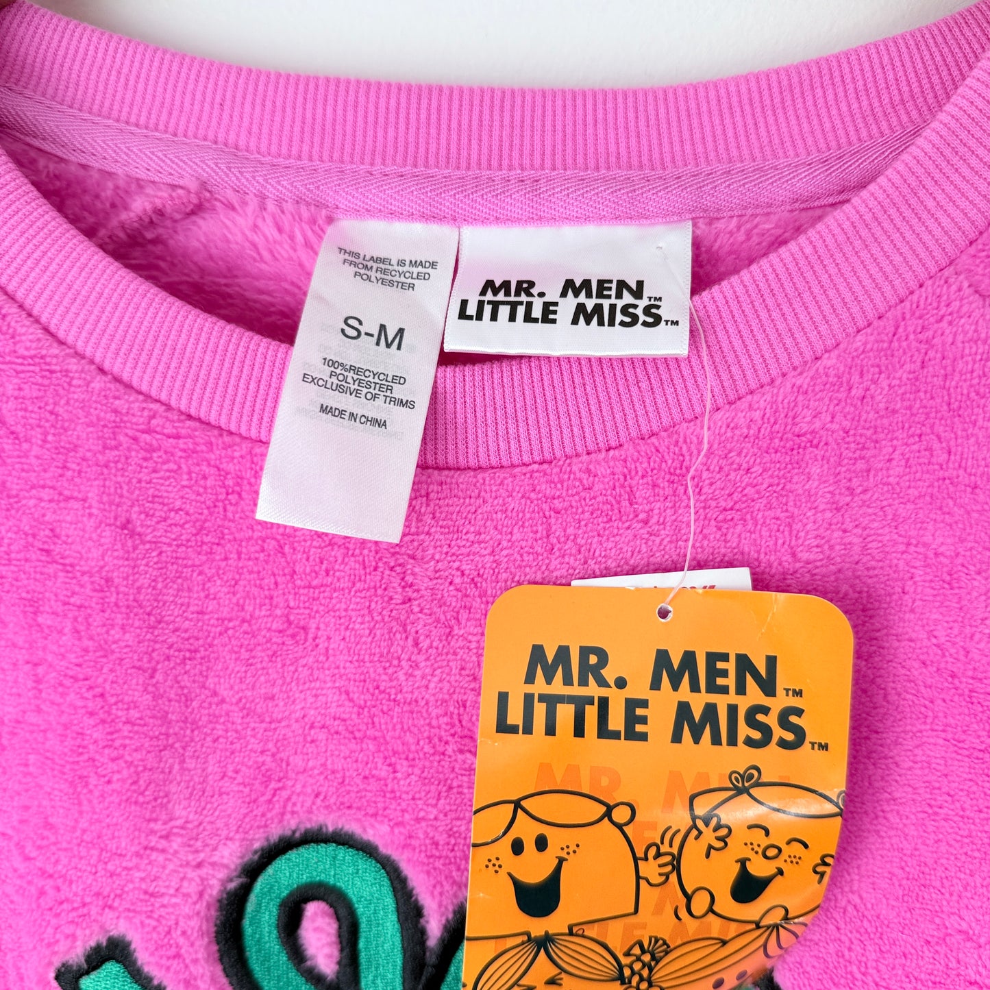 Mr. Men Little Miss Little Miss Naughty Fleece Pullover - Size S-M