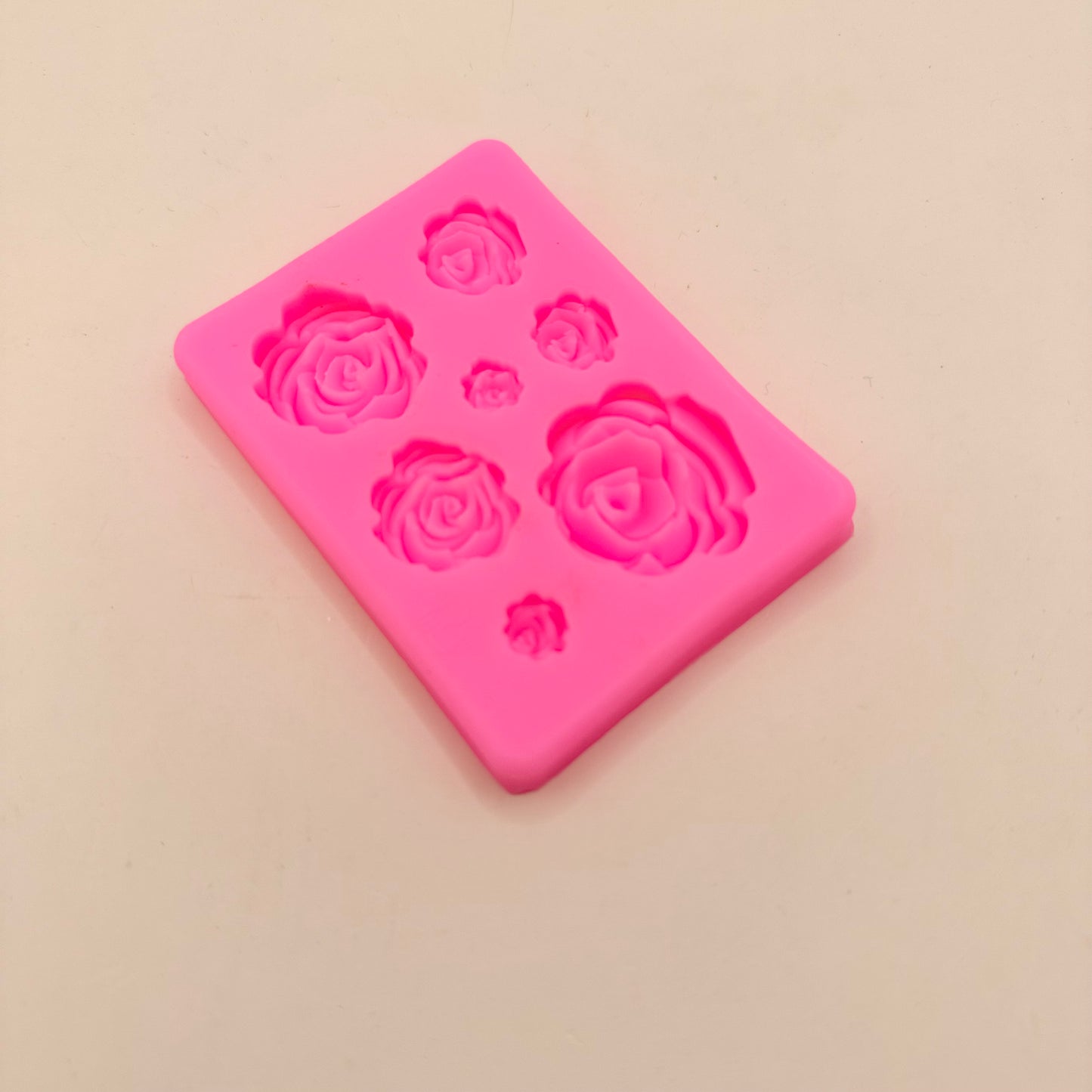 Mini Multi-Cavity Rose Flower Silicone Mould