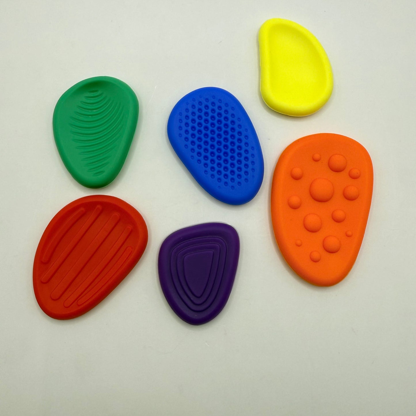 6x Multi-Textured Sensory Stones
