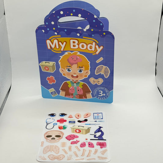 'My Body' Reusable Sticker Playset