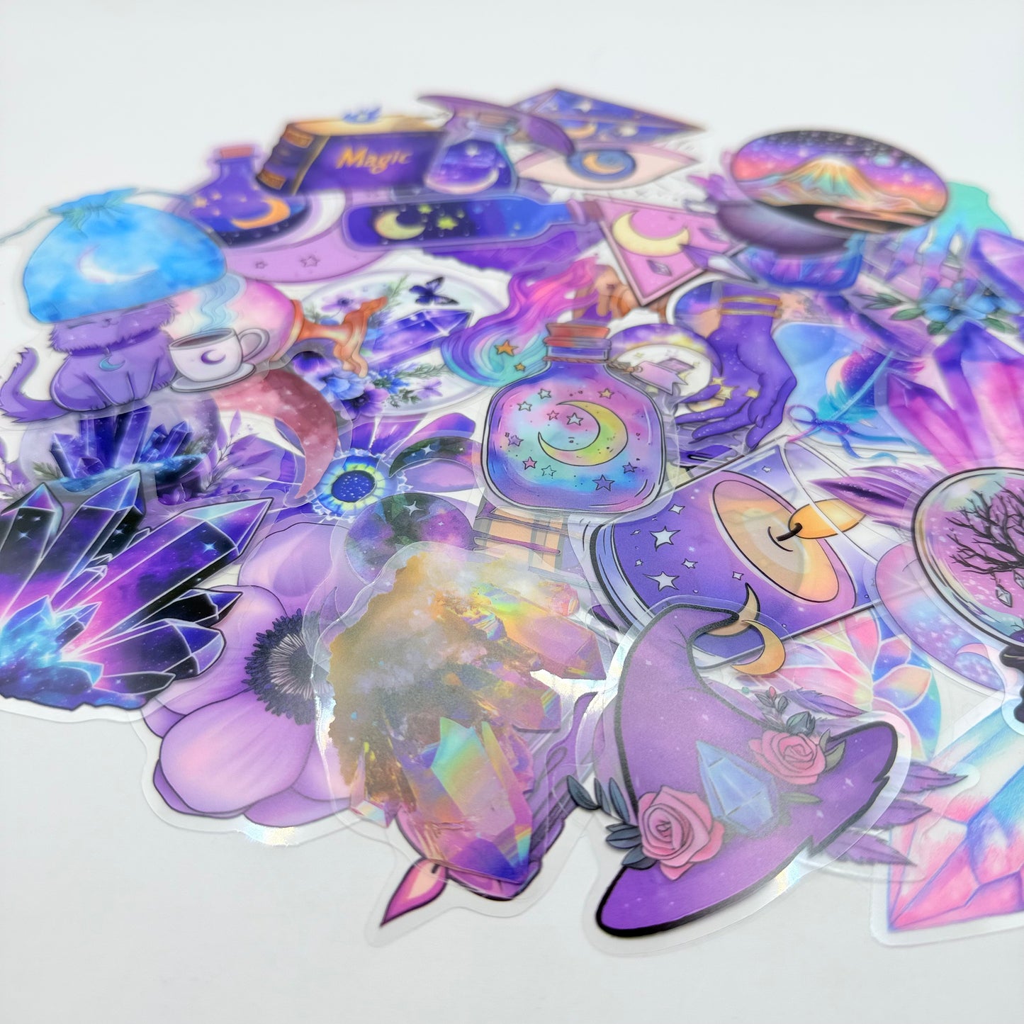 Mystic Transparent Vinyl Sticker Bundle