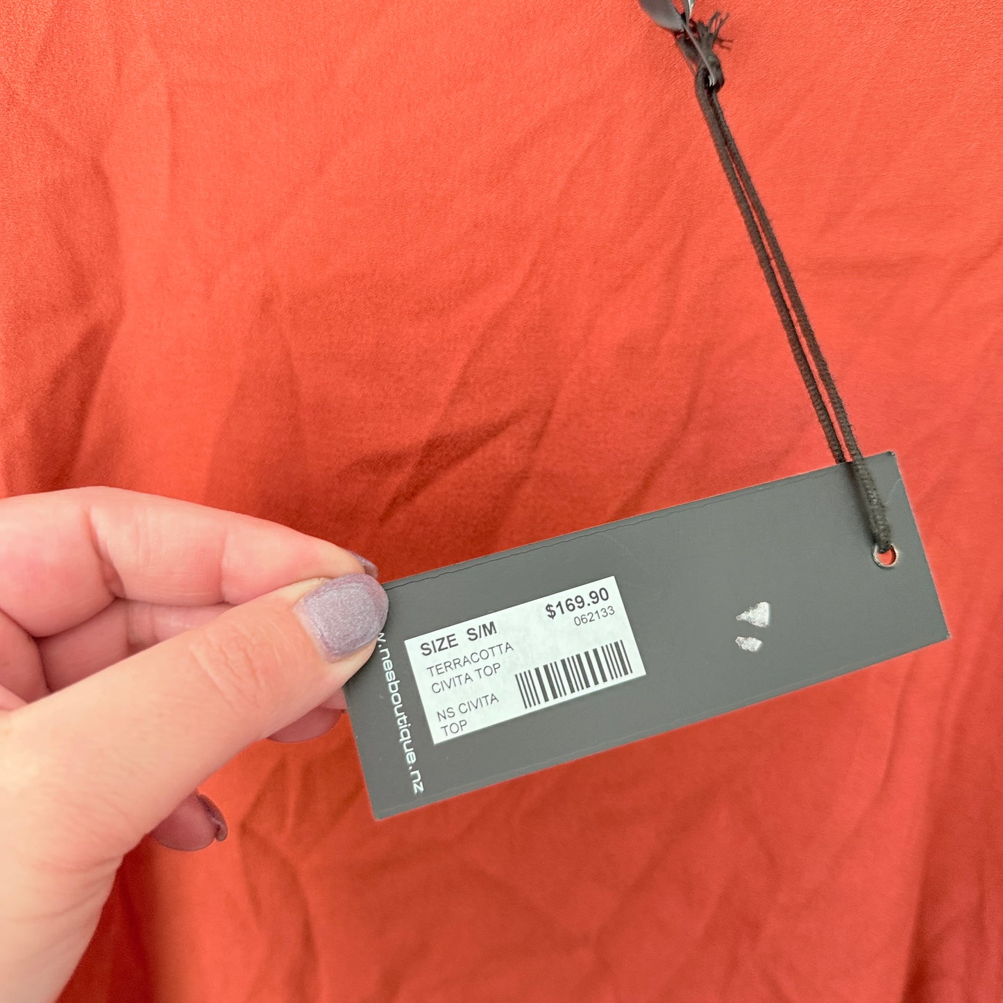NES (NZ) Civita Top (Terracotta) - Size S/M