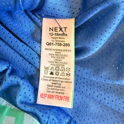 NEXT Waterproof Car Print Rain Jacket (12-18mths)