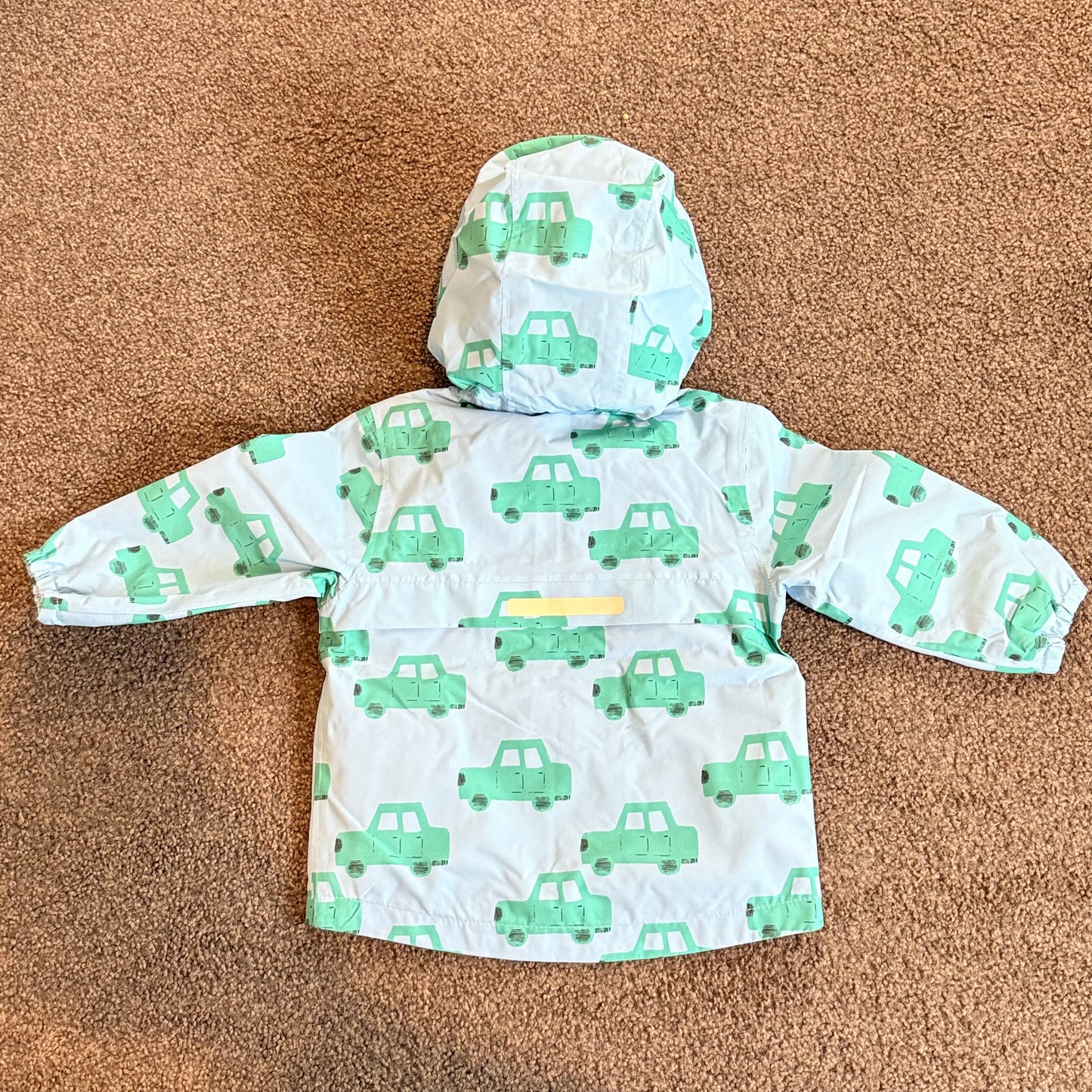 NEXT Waterproof Car Print Rain Jacket (12-18mths)