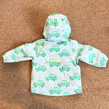 NEXT Waterproof Car Print Rain Jacket (12-18mths)