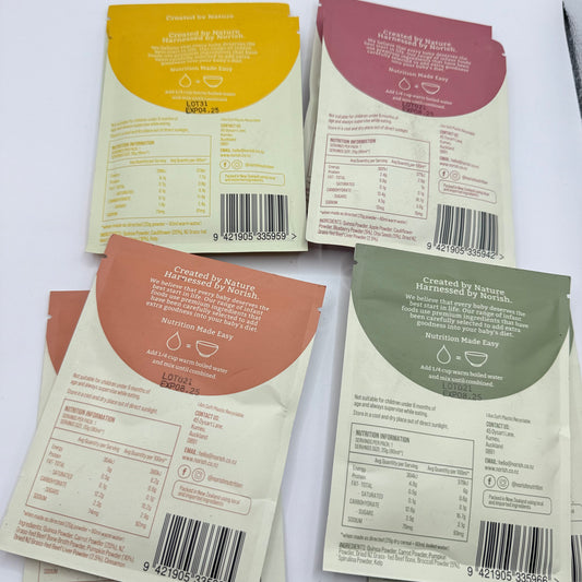 NORISH Baby Purée Powder Bundle (8-Pack) - SHORT DATED