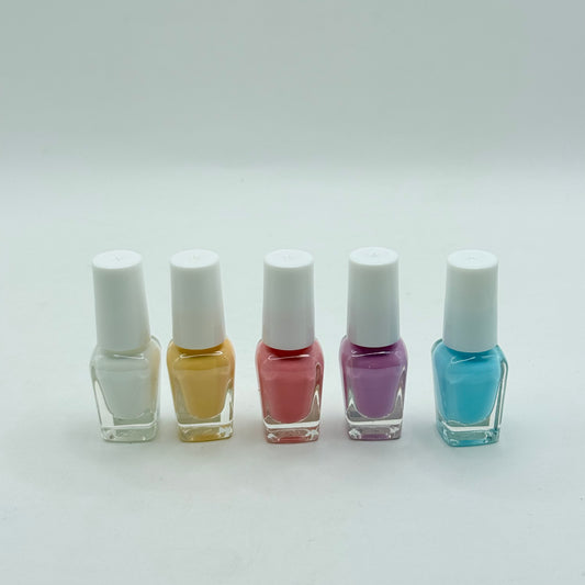 Nail Polish Set – 5 Shades, 5 Bottles