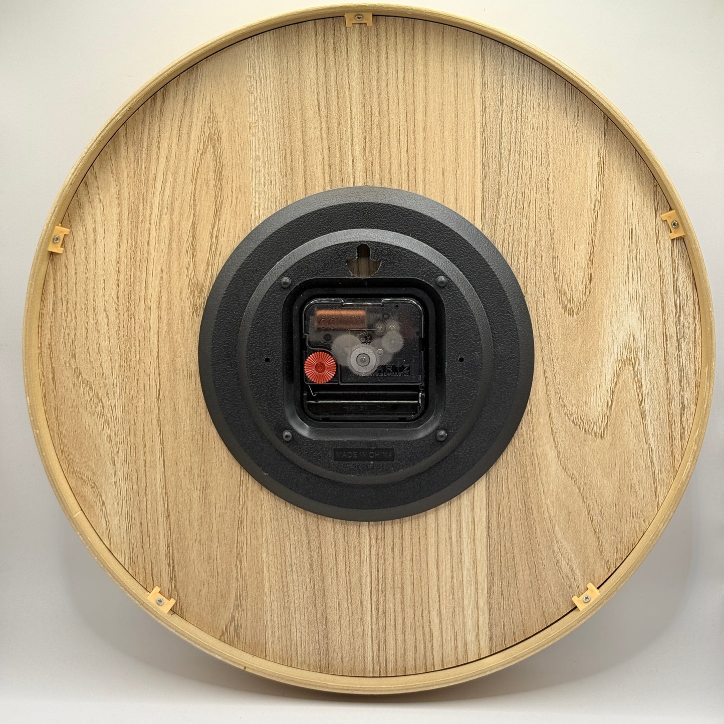 Natural Wood Look Wall Clock