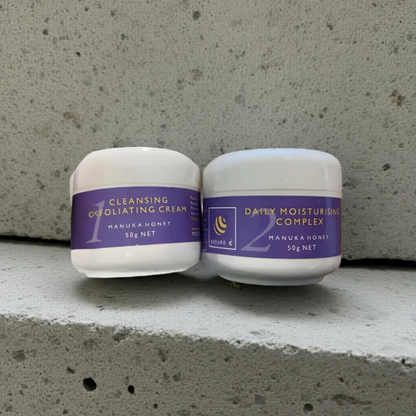 Nature C Exfoliating Cream & Moisturising Complex Set – Natural Skincare