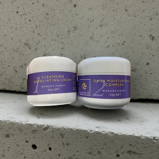 Nature C Exfoliating Cream & Moisturising Complex Set – Natural Skincare