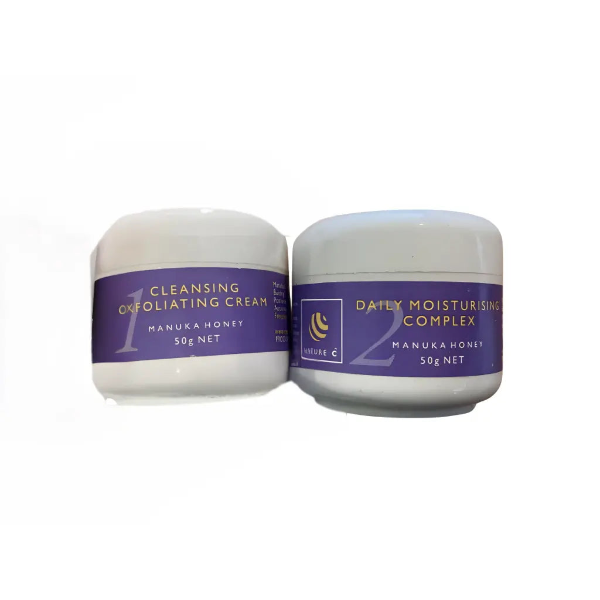 Nature C Exfoliating Cream & Moisturising Complex Set – Natural Skincare