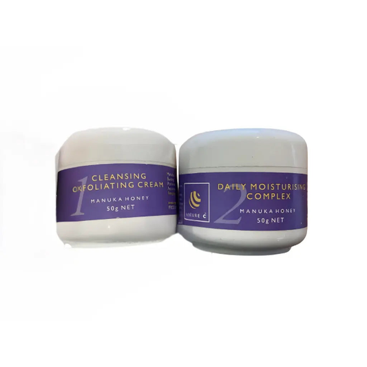 Nature C Exfoliating Cream & Moisturising Complex Set – Natural Skincare