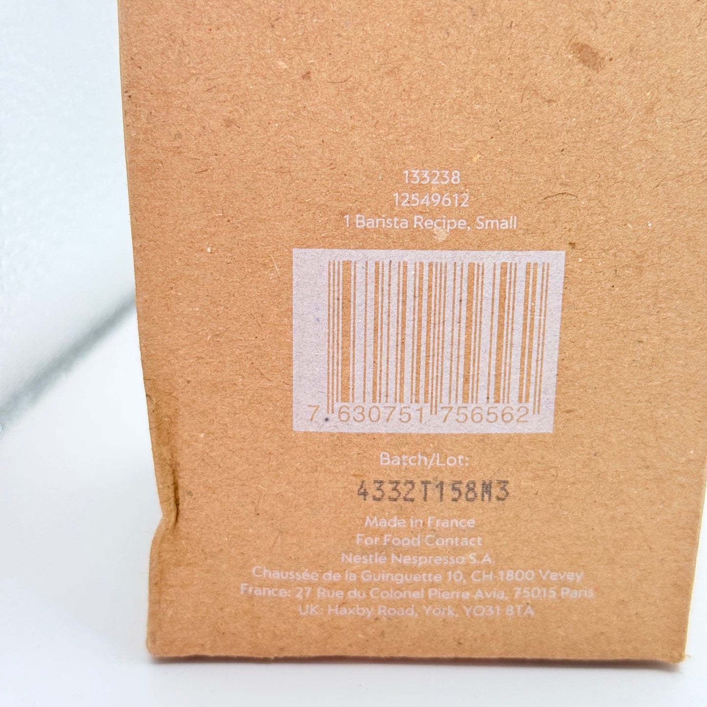 Nespresso Barista Recipe Glass (Small)