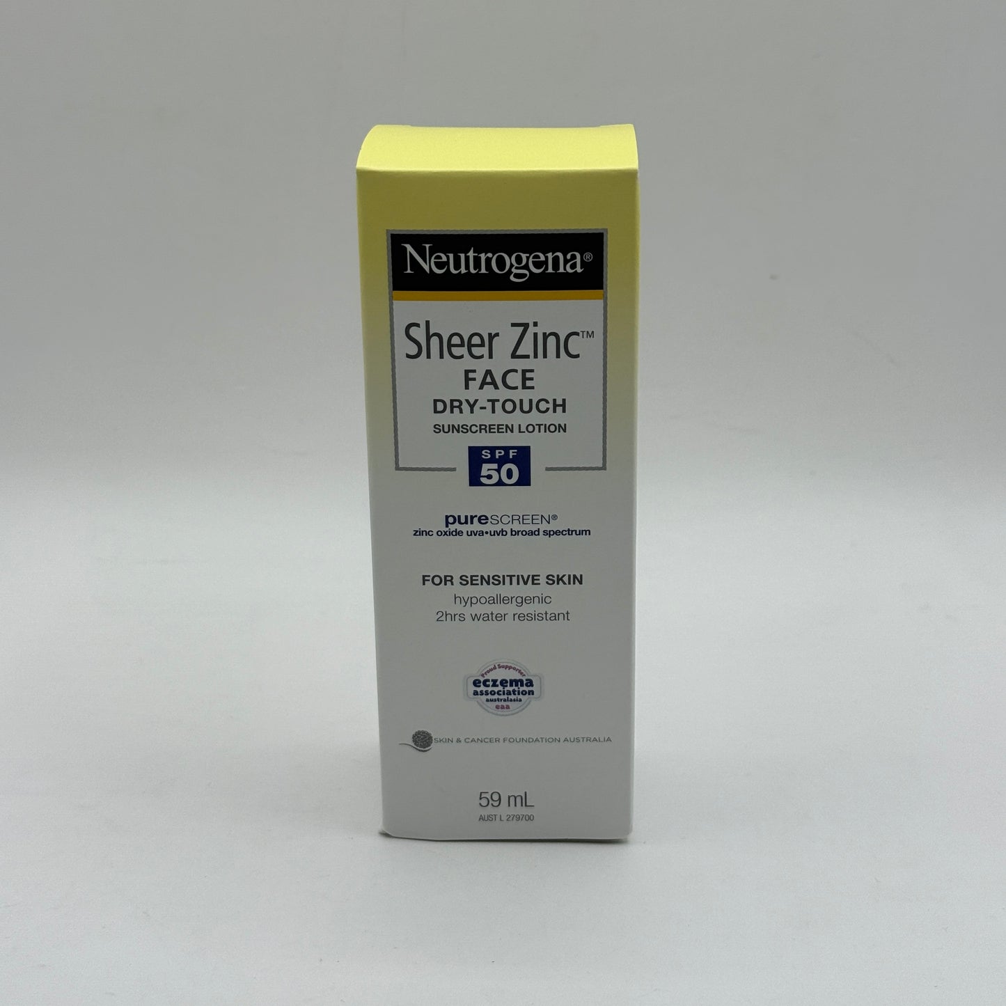 Neutrogena Sheer Zinc™ Face Dry-Touch Sunscreen Lotion – SPF 50 (59 mL)