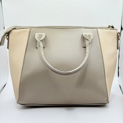 New Look Floral Appliqué Satchel Bag