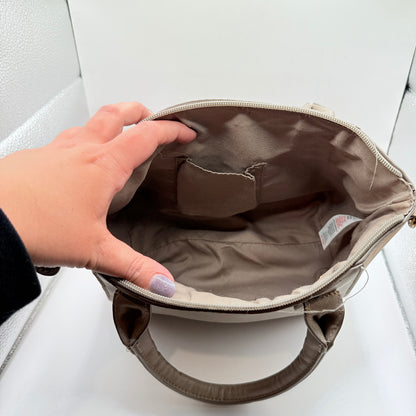 New Look Floral Appliqué Satchel Bag