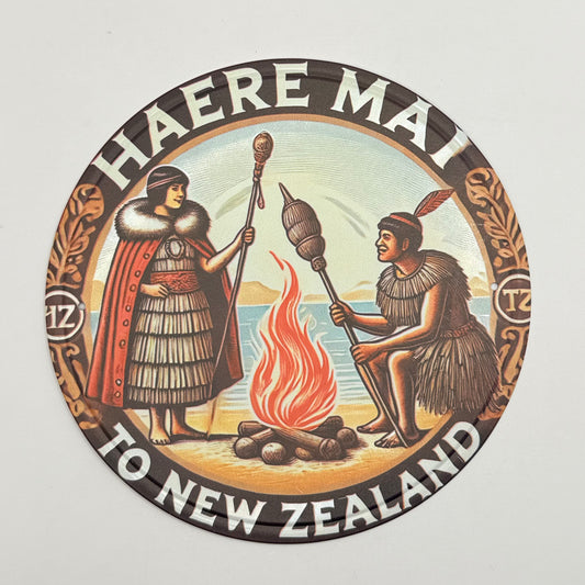 New Zealand Metal Wall Sign – Kiwi Tin Souvenir