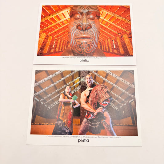 New zealand waitangi treaty grounds & rotorua souvenir postcards - collectibles original photo - what’s new seasonal &