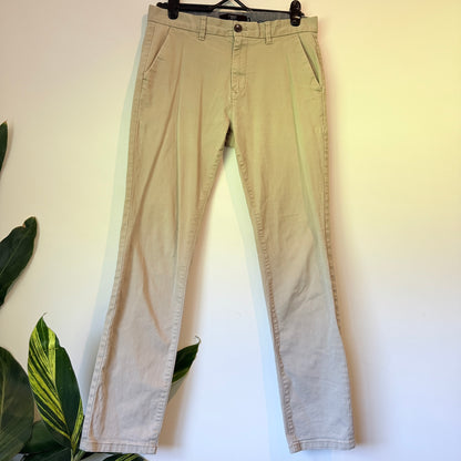 Next Slim Fit Chinos - Beige - 30R