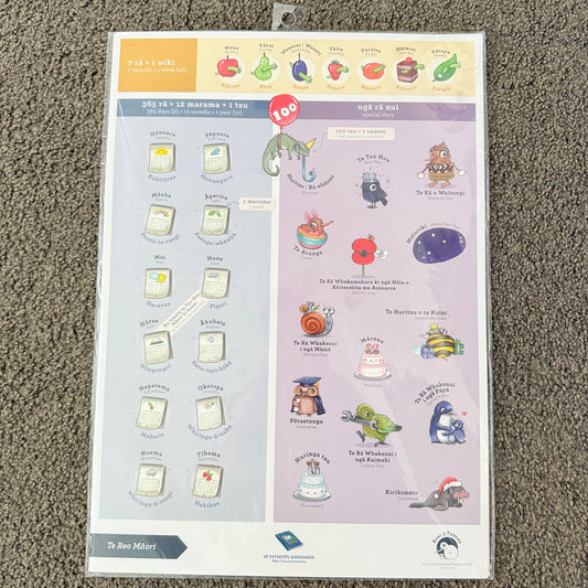 Ngā rā māori (special days) poster - a3 - posters original photo - what’s new home&living materials