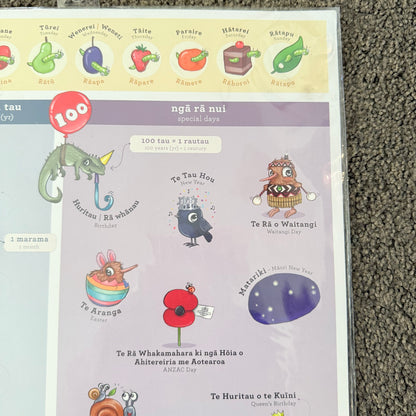 Ngā rā māori (special days) poster - a3 - posters original photo - what’s new home&living materials