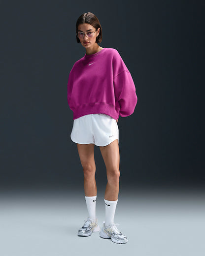 Nike Sportswear Phoenix Fleece Oversized Crewneck Sweatshirt Purple Size XS