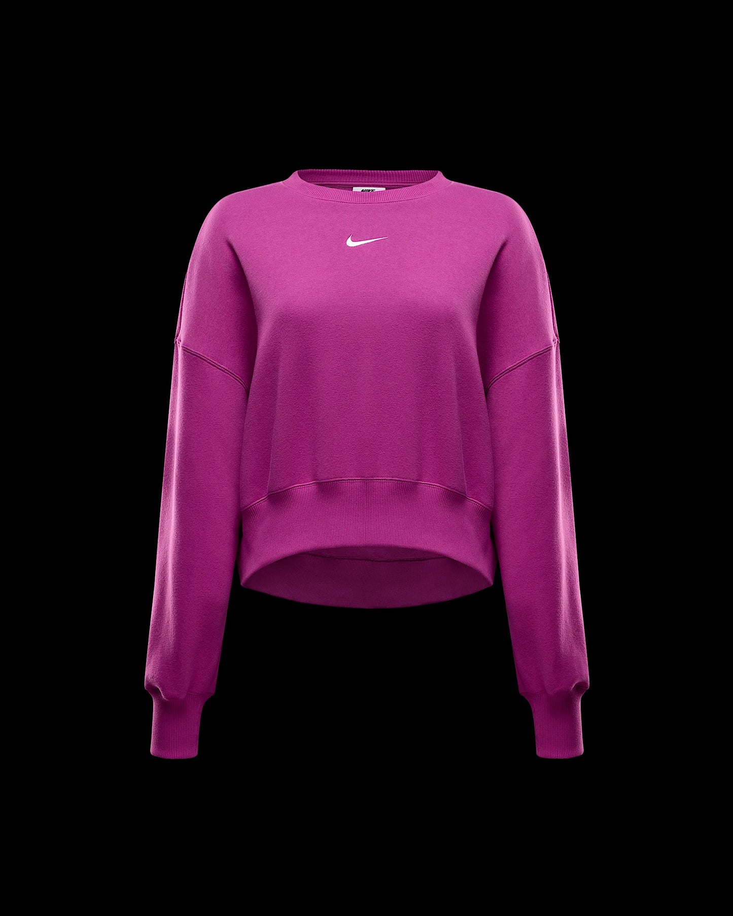 Nike Sportswear Phoenix Fleece Oversized Crewneck Sweatshirt Purple Size XS