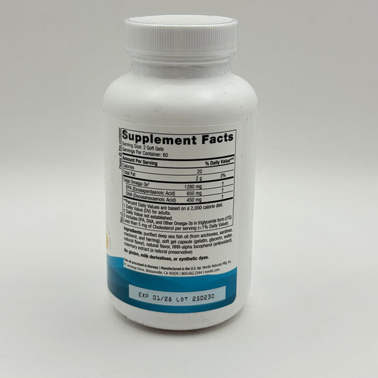 Nordic Naturals Ultimate Omega - (120 Soft Gels)