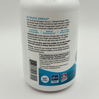 Nordic Naturals Ultimate Omega - (120 Soft Gels)
