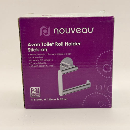 Nouveau avon stick-on wall mount toilet roll holder - toilet paper holders original photo - what’s new home&living