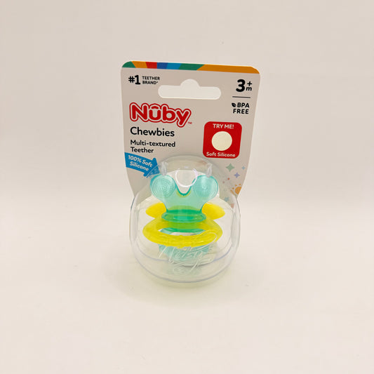 Nuby chewbies multi-textured teether - teethers baby accessories - original photo - what’s new
