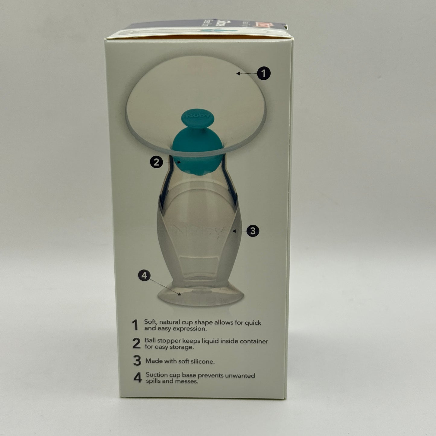 Nuby Natural Touch Silicone Breast Pump (120mL)