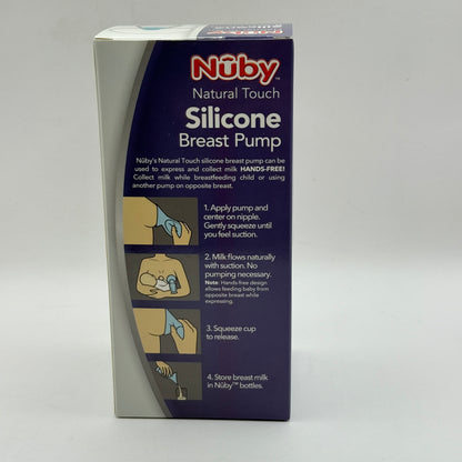 Nuby Natural Touch Silicone Breast Pump (120mL)