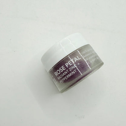 Omni rose petal radiant zinc + peppermint balm - lip balms health and wellness