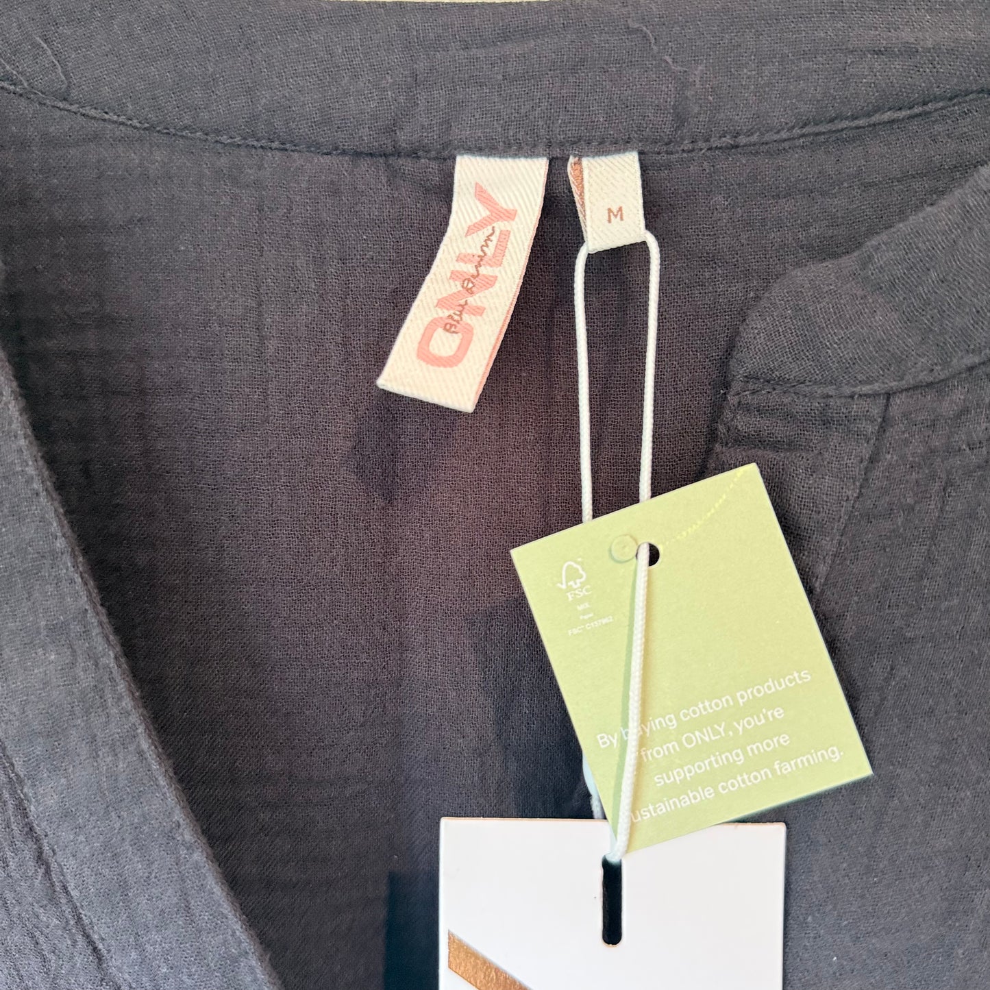 ONLY Thyra Tiered Cotton Smock Dress - Size M