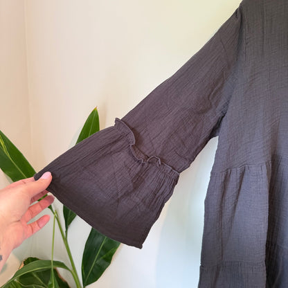 ONLY Thyra Tiered Cotton Smock Dress - Size M