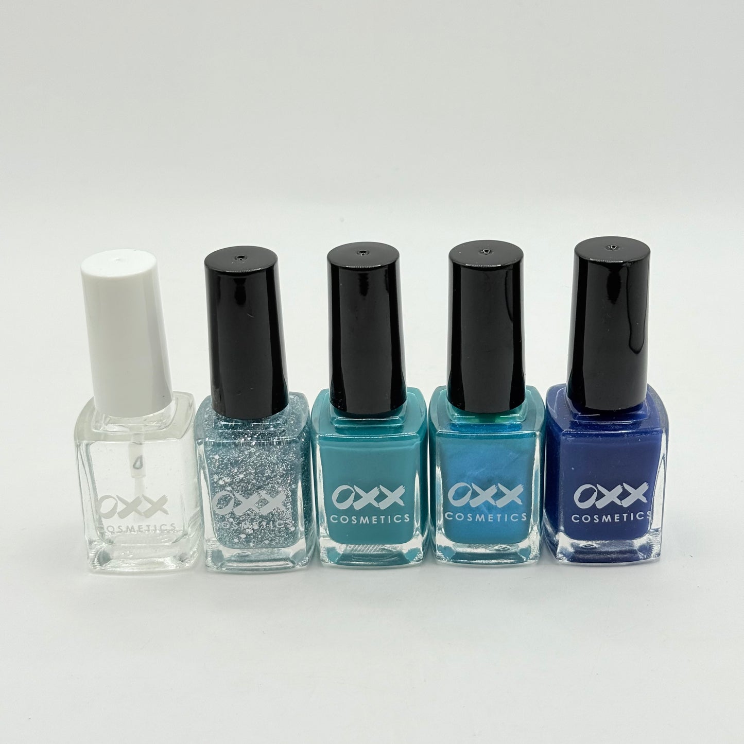 OXX Cosmetics Nail Polish Set – Bottles in Blue Shades