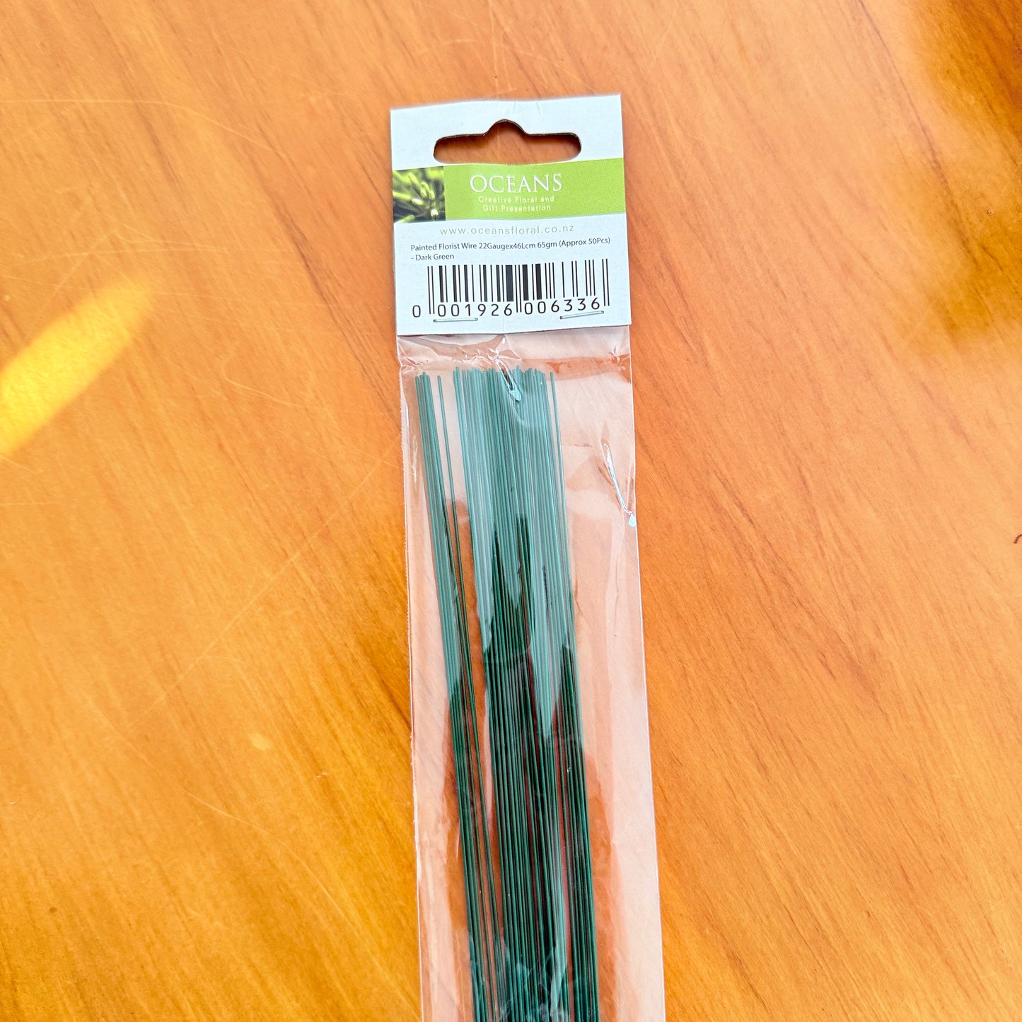 Oceans Painted Florist Wire 22 Gauge, 46cm