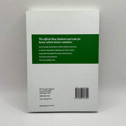 Official New Zealand Road Code for Heavy Vehicle Drivers 2019/20