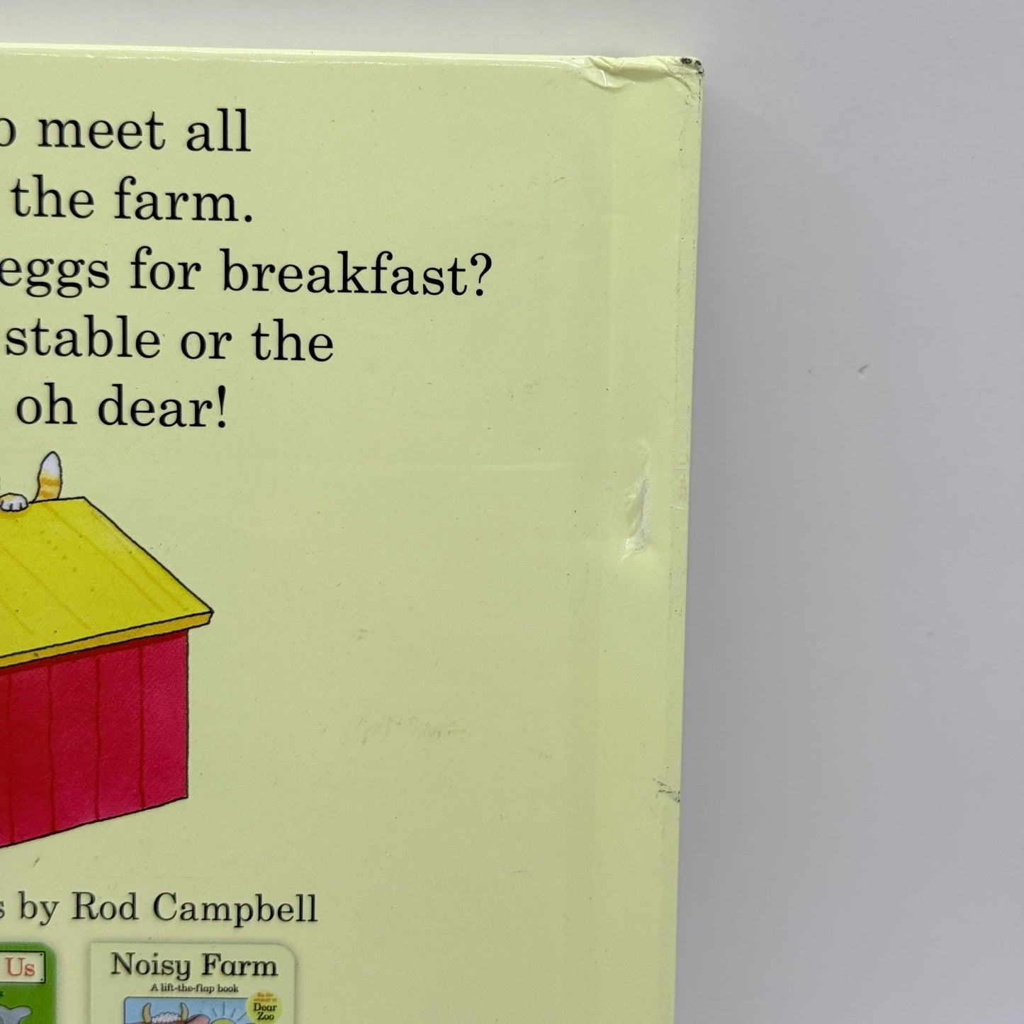 Oh Dear! A lift-the-flap book by Rod Campbell