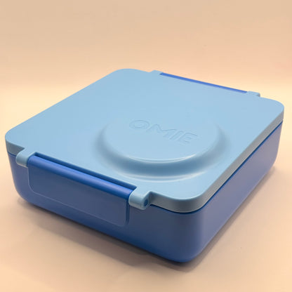OmieBox Bento Lunch Box with Insulated Thermos (Blue Sky)