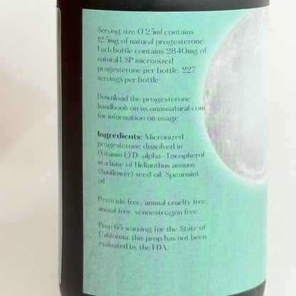 Ona's Natural Luna Oil 5 (56 ml  2.0 Oz)