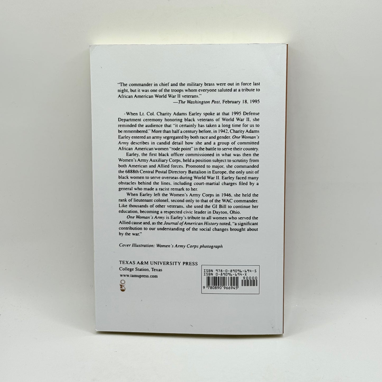 One Woman's Army by Charity Adams Earley