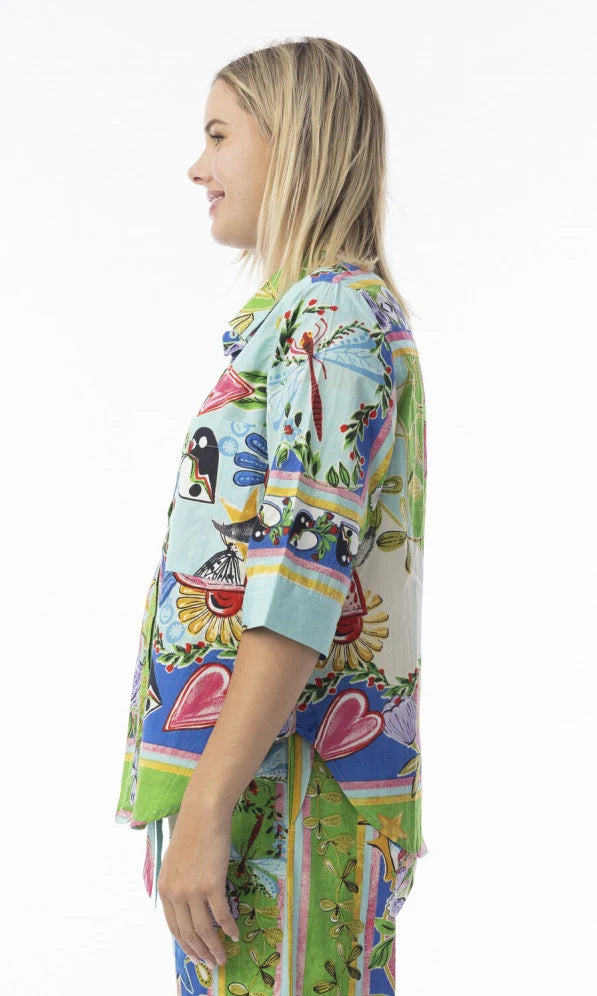 Orientique Santa Fe Frill Top Size 8