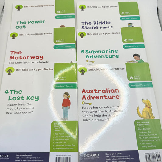 Set of oxford reading tree level 7 various titles by roderick hunt and alex brychta - print books printed media