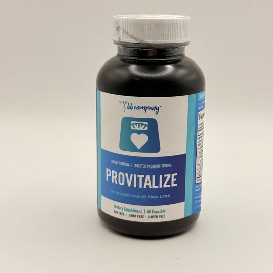 Better Body Co PROVITALIZE Everyday Synbiotic Formula - 60 Capsules - Gut & Wellness