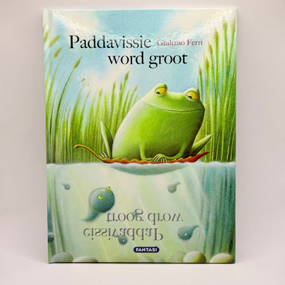 Paddavissie word groot by Giuliano Ferri written in Afrikaans